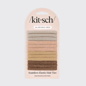 HAIR ELASTICS in NEUTRAL GLITTER by KITSCH