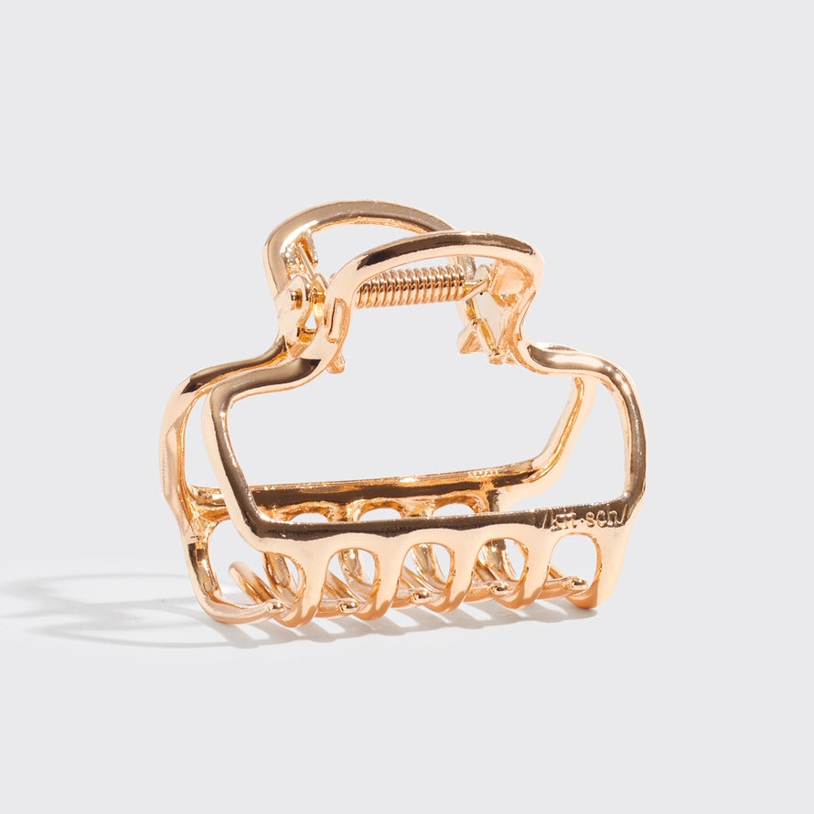 MEDIUM CLAW CLIP in PUFFY GOLD by KITSCH