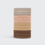 HAIR ELASTICS in NEUTRAL GLITTER by KITSCH