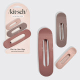 FLAT-LAY CLAW CLIP SET in TERRACOTTA by KITSCH
