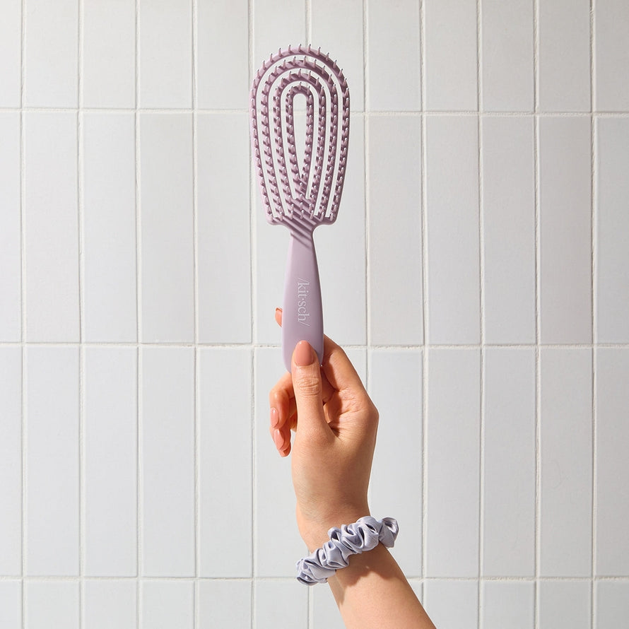 FLEXI DETANGLE BRUSH in VIOLET by KITSCH