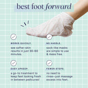 COMFORT ZONE FOOT MASK by MY SPA LIFE
