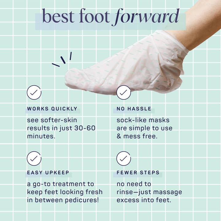 COMFORT ZONE FOOT MASK by MY SPA LIFE