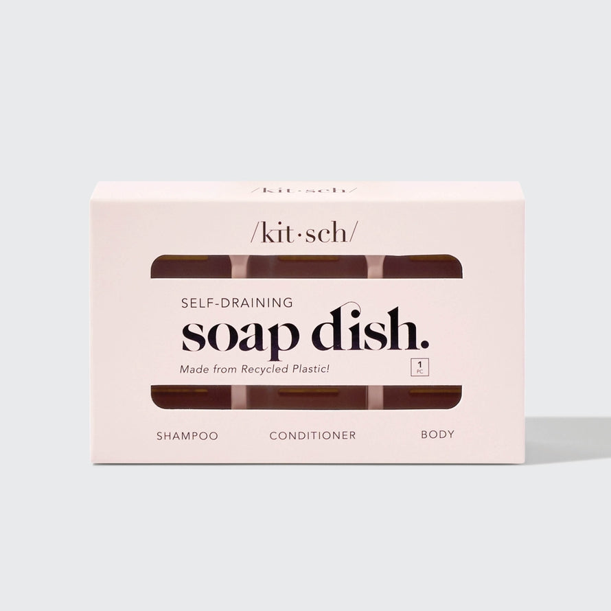 SELF DRAINING SOAP DISH by KITSCH