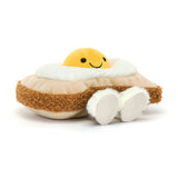 AMUSEABLES EGGLANTINE EGG ON TOAST by JELLYCAT