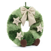 AMUSEABLES NORDIC SPRUCE PINE WREATH by JELLYCAT