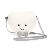 AMUSEABLE HEART CREAM BAG by JELLYCAT