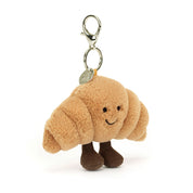 AMUSABLES CROISSANT BAG CHARM by JELLYCAT