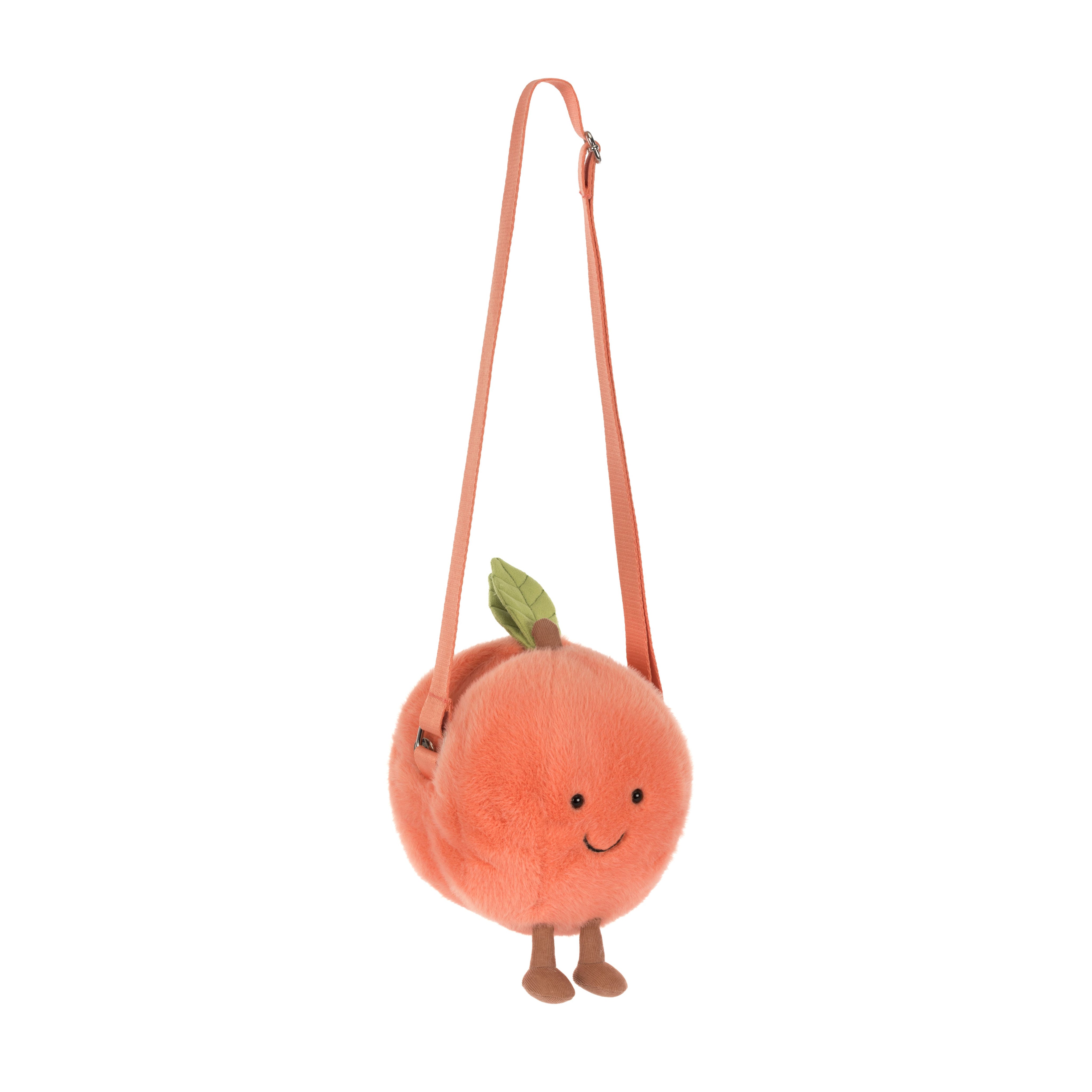AMUSEABLES PEACH SHOULDER BAG by JELLYCAT