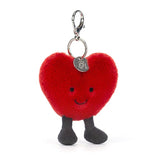 AMUSEABLES HEART BAG CHARM by JELLYCAT