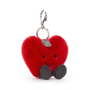 AMUSEABLE HEART BAG CHARM by JELLYCAT
