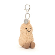 AMUSEABLES PEANUT BAG CHARM by JELLYCAT