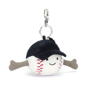 AMUSEABLES SPORTS BASEBALL BAG CHARM by JELLYCAT