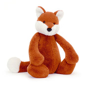 jellycat fox on white background