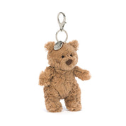 BARTHOLOMEW BEAR BAG CHARM by JELLYCAT