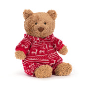 BARTHOLOMEW BEAR WINTER PYJAMAS by JELLYCAT