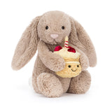 BASHFUL BEIGE BUNNY 'BIRTHDAY' by JELLYCAT