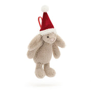 BASHFUL CHRISTMAS BUNNY DECORATION by JELLYCAT