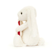 BASHFUL BUNNY WITH CANDY CANE by JELLYCAT