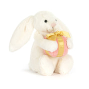 BASHFUL BUNNY WITH PRESENT by JELLYCAT