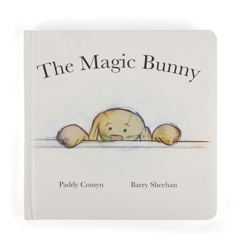 jellycat Book titled 'The Magic Bunny' with a rabbit illustration on a white background