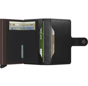 ORIGINAL BLACK-BROWN MINIWALLET by SECRID