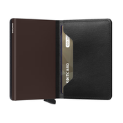 ORIGINAL BLACK-BROWN SLIMWALLET by SECRID