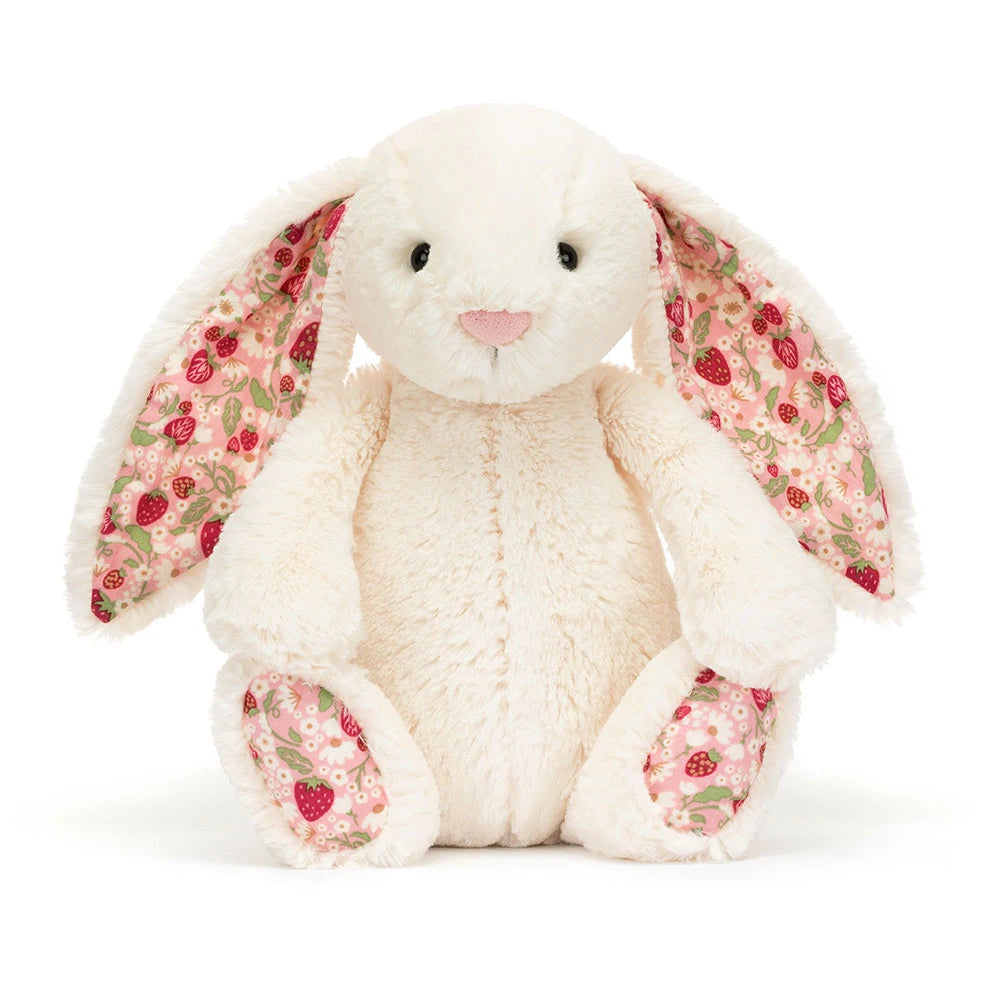 BLOSSOM CREAM BUNNY 'BERRY' by JELLYCAT