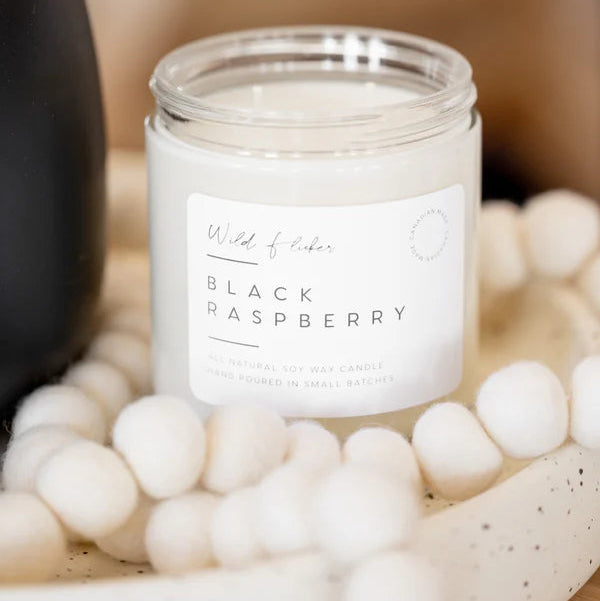 BLACK RASPBERRY SOY WAX CANDLE 16OZ