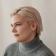 PEARL STUDS in WHITE by GLEE