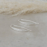 BE KIND EARRINGS in SILVER by GLEE