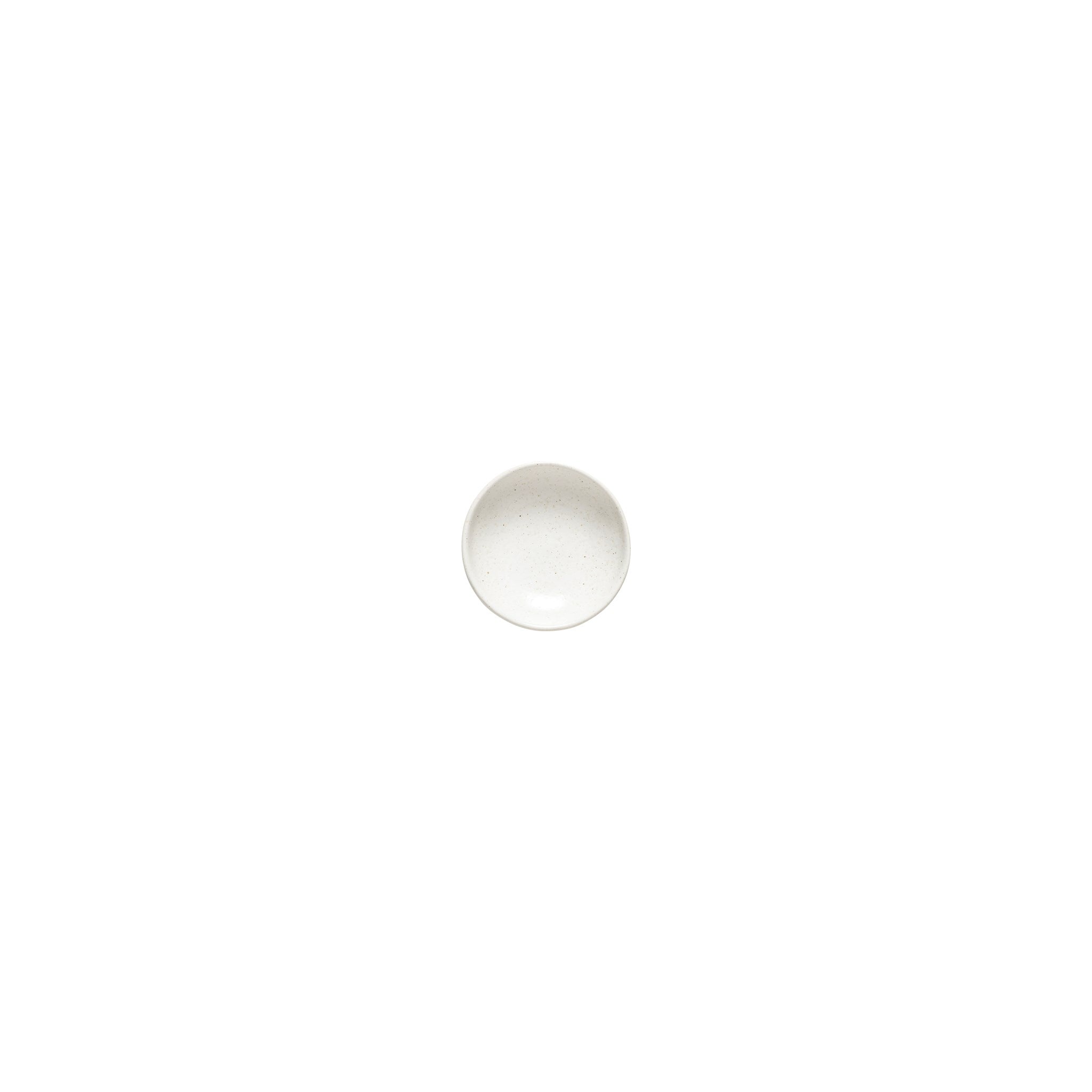 White plate ramekin or butter dish on a white background