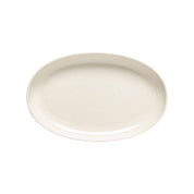 White ceramic plate by pacifica on a white background