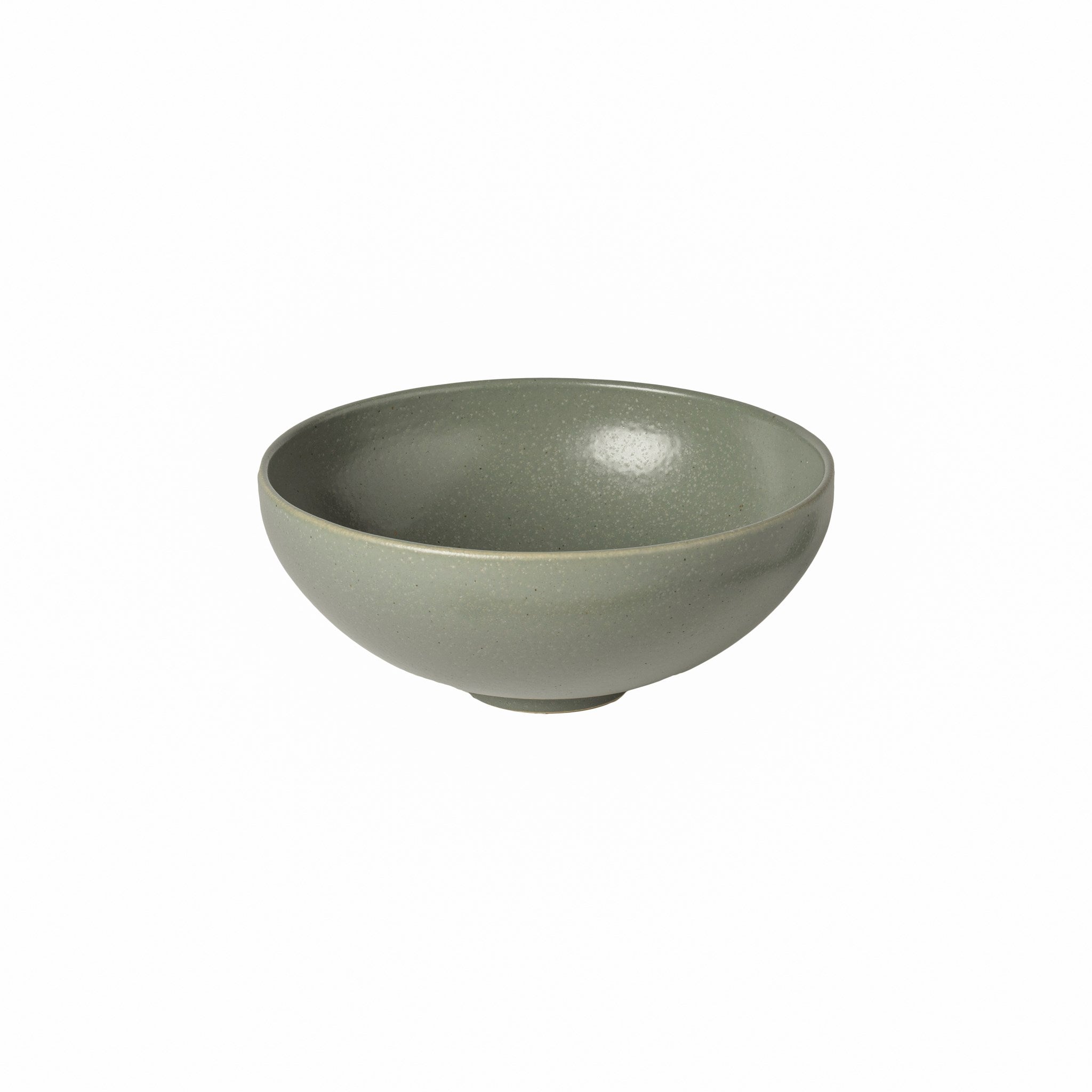 green ceramic bowl on a white background