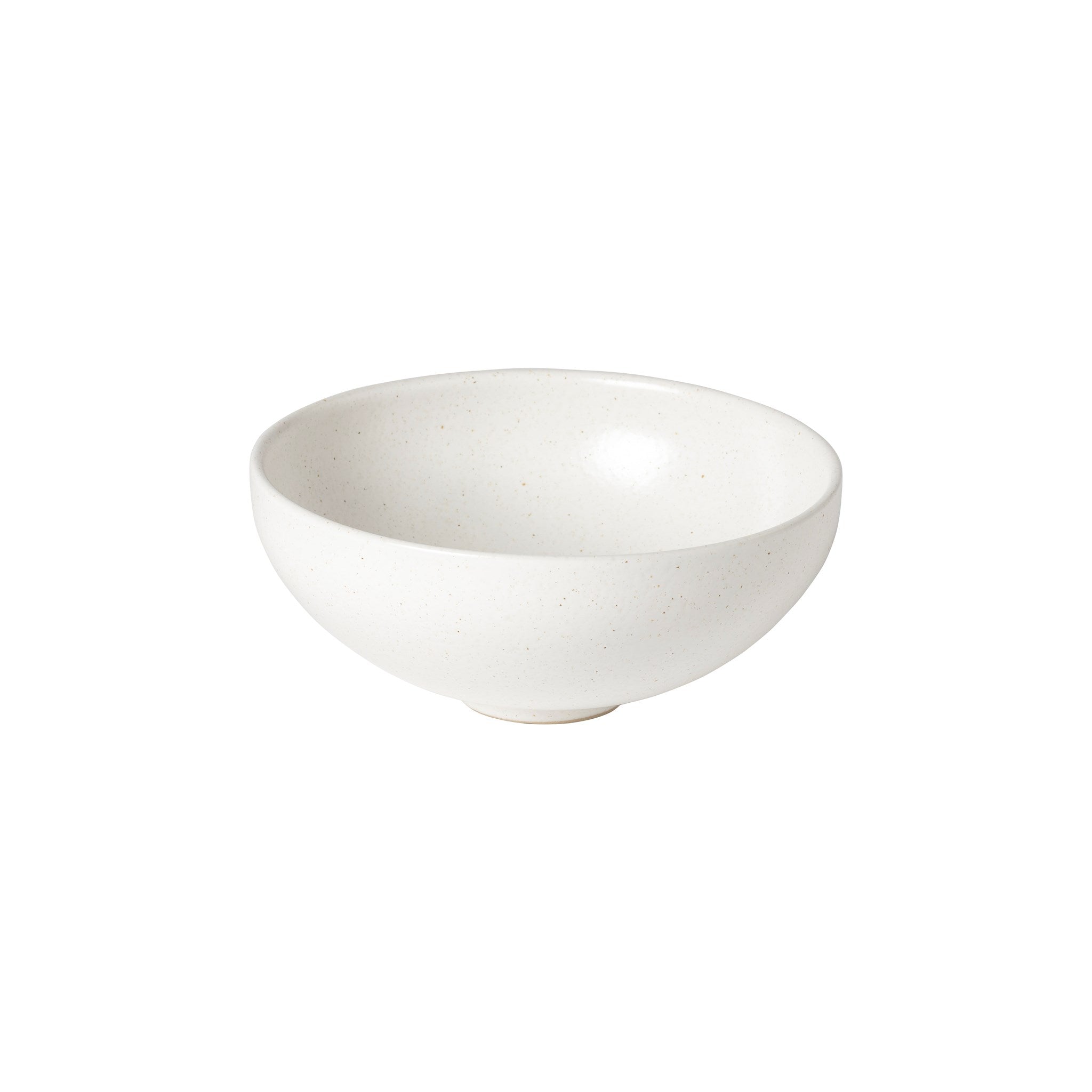 White ceramic bowl on a white background