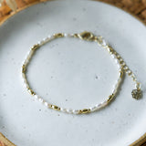 CELIA BRACELET in GOLD & PEARL by GLEE