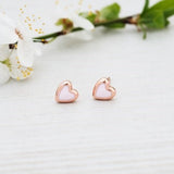 CHERISH STUDS in ROSE GOLD by GLEE