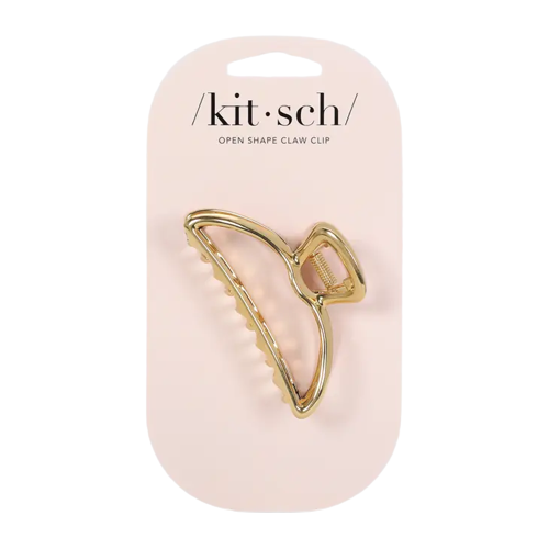 GOLD OPEN SHAPE CLAW CLIP by KITSCH