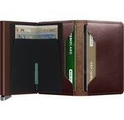DUSK DARK BROWN SLIMWALLET by SECRID