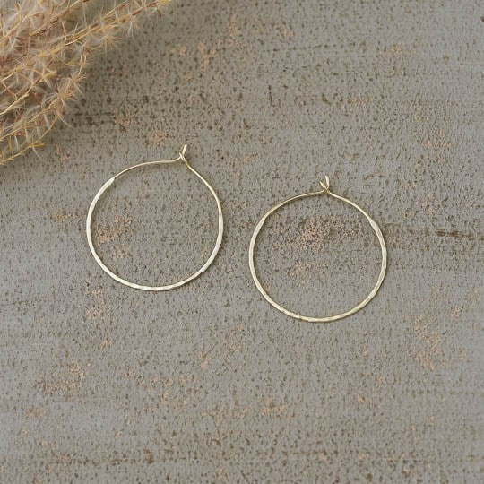 DATE NIGHT HOOPS in GOLD by GLEE