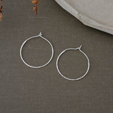 DATE NIGHT HOOPS in SILVER by GLEE