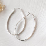 DELILAH HOOPS in SILVER by GLEE