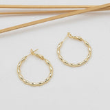 EFFORTLESS HOOPS in GOLD by GLEE