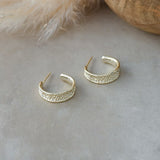EM HOOPS in GOLD by GLEE
