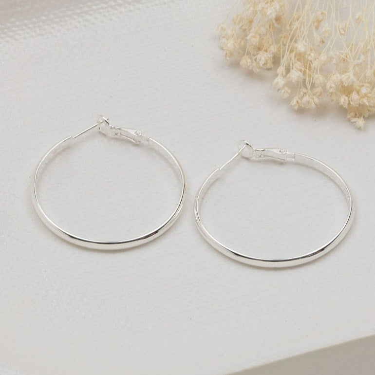 ESTELLA HOOPS in SILVER by GLEE