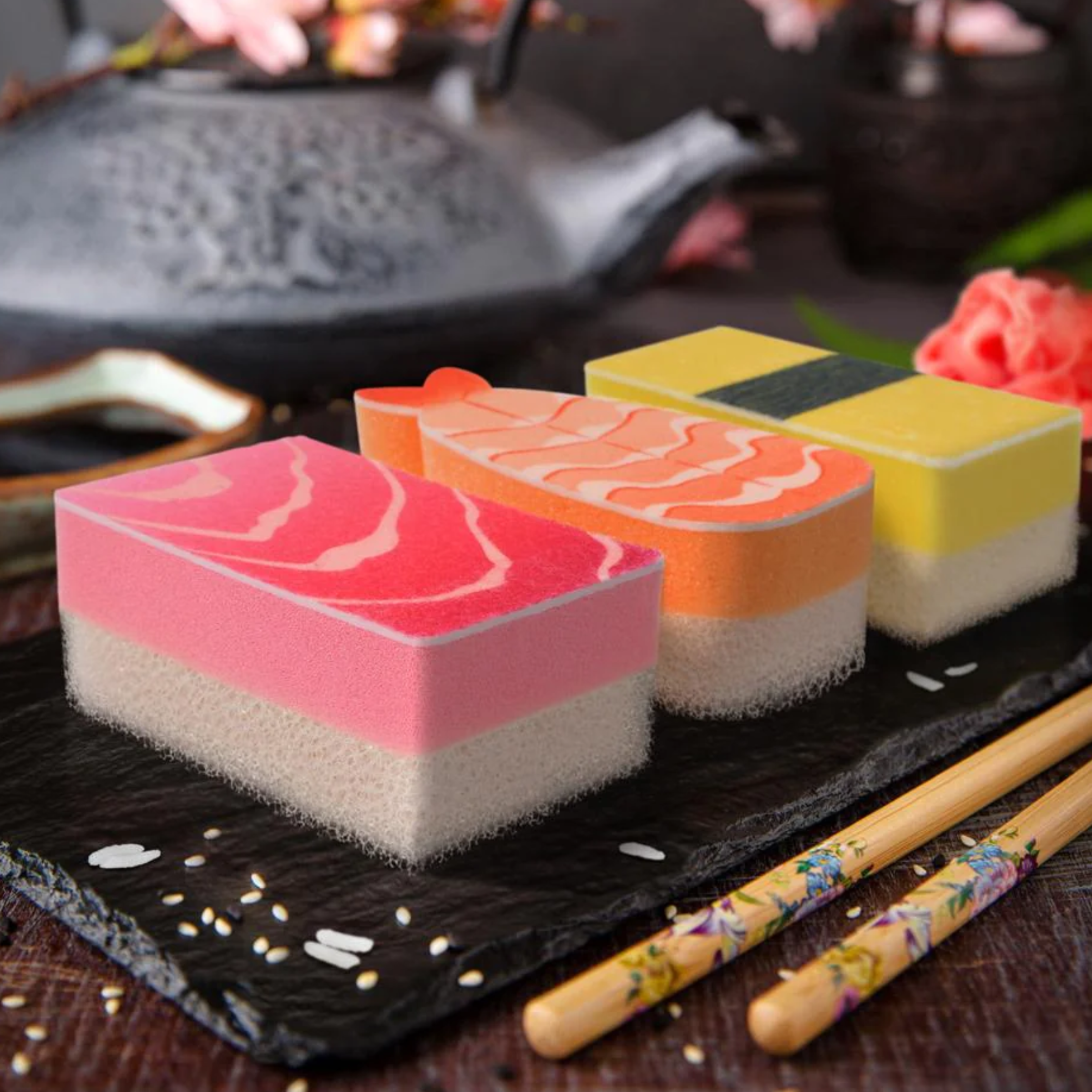 WASHABI SUSHI SPONGES