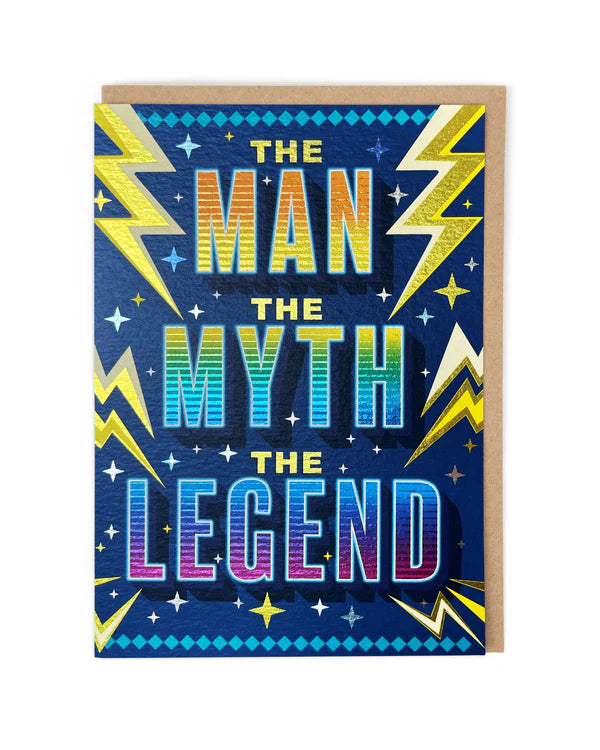 MAN MYTH LEGEND CARD