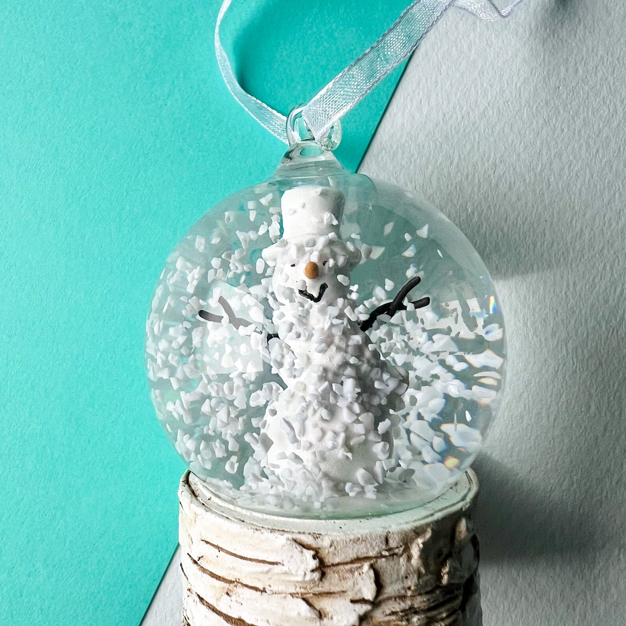 MINI SNOWMAN SNOWGLOBE ORNAMENT