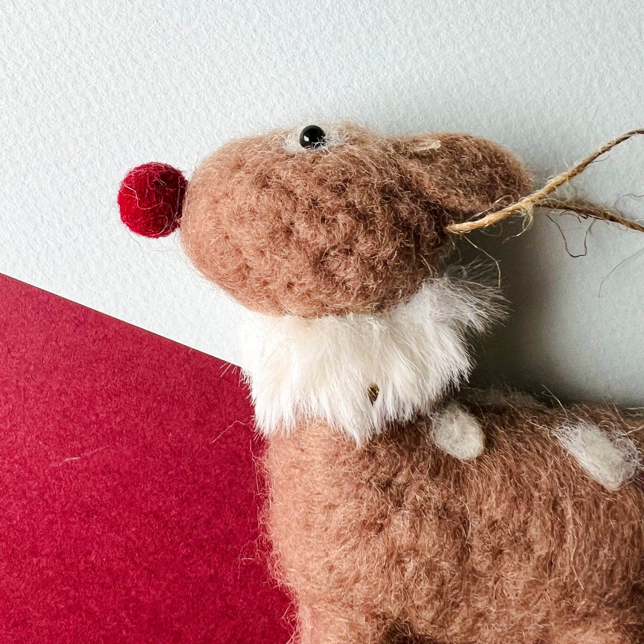 RED NOSE REINDEER ORNAMENT