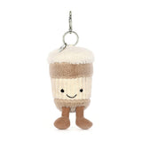 AMUSEABLES COFFEE-TO-GO BAG CHARM by JELLYCAT